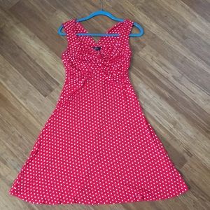 Papillon Red Polka Dot Dress